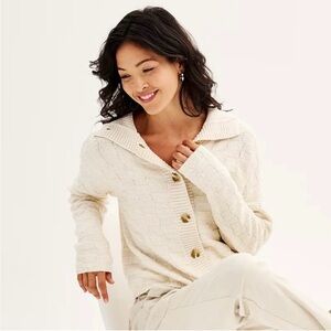 Sonoma Goods For Life Cotton-blend Cardigan
